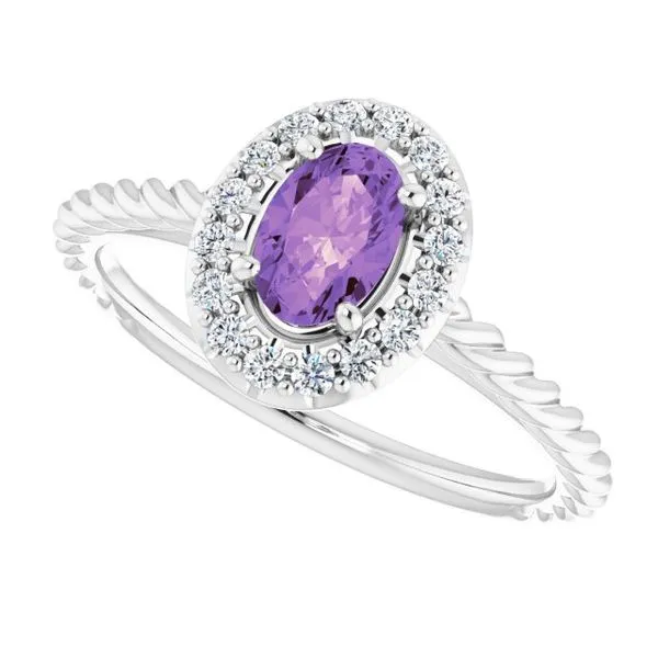 Halo-Style Rope Ring Image 5 Holly's Jewelry Mountain Home, AR