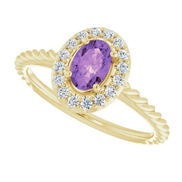 Halo-Style Rope Ring Image 5 Holly's Jewelry Mountain Home, AR