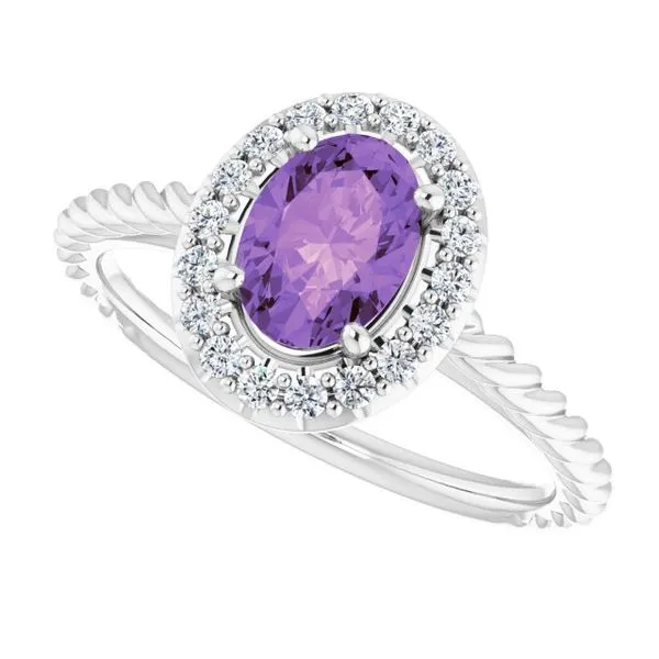 Halo-Style Rope Ring Image 5 Holly's Jewelry Mountain Home, AR