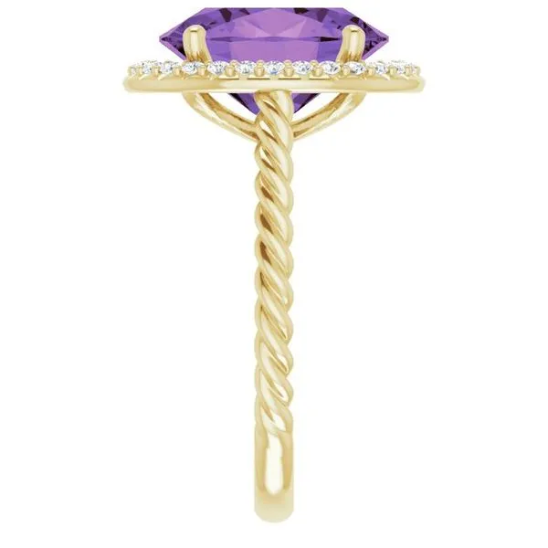 Halo-Style Rope Ring Image 4 Holly's Jewelry Mountain Home, AR