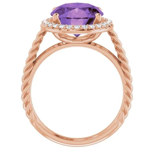 Halo-Style Rope Ring Image 2 Holly's Jewelry Mountain Home, AR