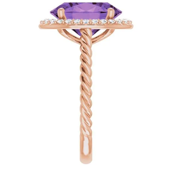 Halo-Style Rope Ring Image 4 Holly's Jewelry Mountain Home, AR