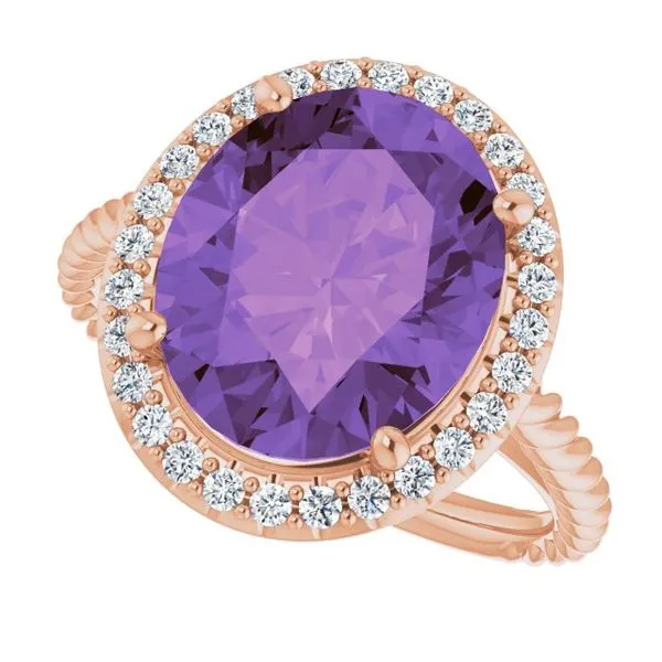 Halo-Style Rope Ring Image 5 Holly's Jewelry Mountain Home, AR