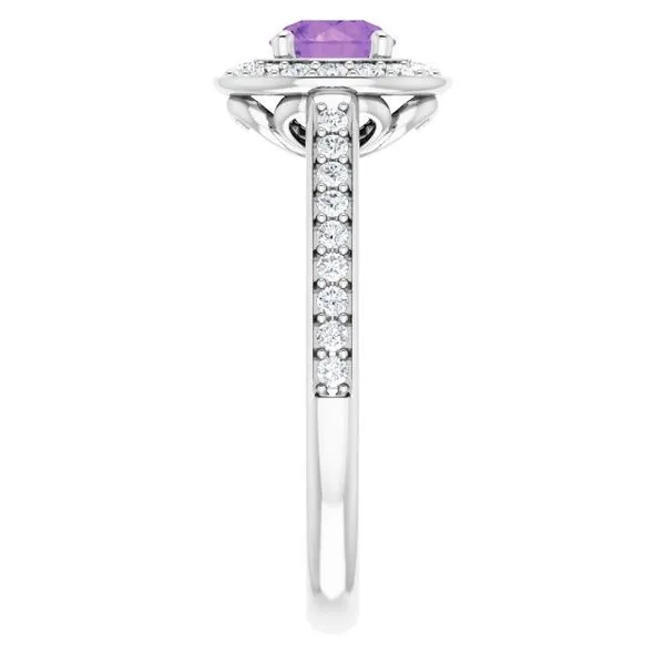 Halo-Style Ring Image 4 Mendham Jewelers Mendham, NJ