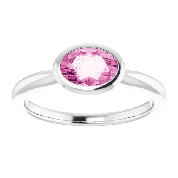 Bezel-Set Solitaire Ring Image 3 Moseley Diamond Showcase Inc Lexington, SC