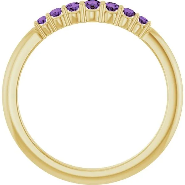 Accented Stackable Ring Image 2 Leslie E. Sandler Fine Jewelry and Gemstones rockville , MD