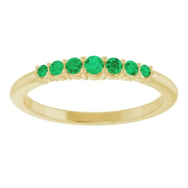 Accented Stackable Ring Image 3 D&M Jewelers Green Bay, WI