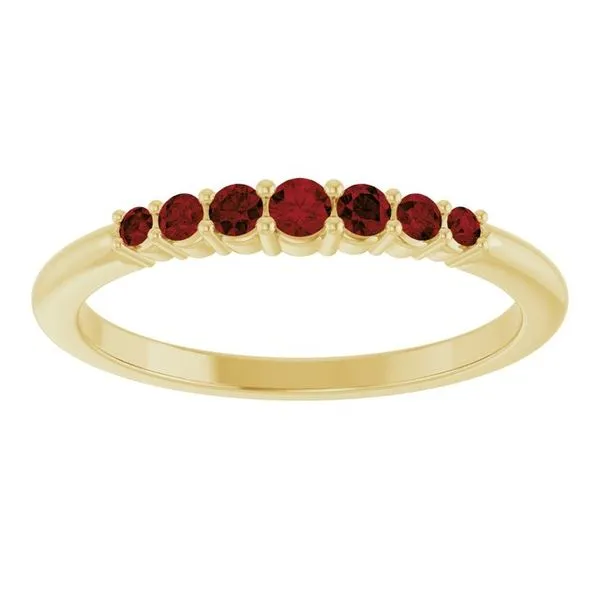 Accented Stackable Ring Image 3 Leslie E. Sandler Fine Jewelry and Gemstones rockville , MD