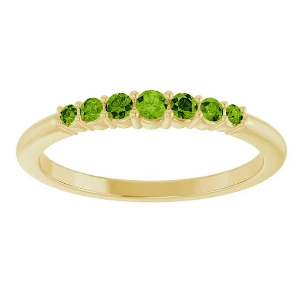 Accented Stackable Ring Image 3 Leslie E. Sandler Fine Jewelry and Gemstones rockville , MD