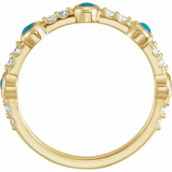 Accented Cabochon Ring Image 2 Milan's Jewelry Inc Sarasota, FL