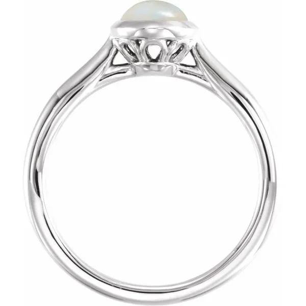 Bezel-Set Solitaire Ring Image 2 Holly's Jewelry Mountain Home, AR