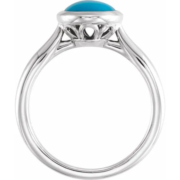 Bezel-Set Solitaire Ring Image 2 Milan's Jewelry Inc Sarasota, FL