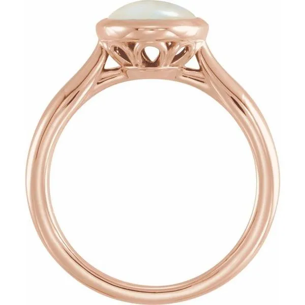 Bezel-Set Solitaire Ring Image 2 Rick's Jewelers California, MD