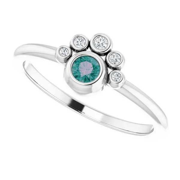 Stackable Bezel-Set Ring Image 5 Holly's Jewelry Mountain Home, AR