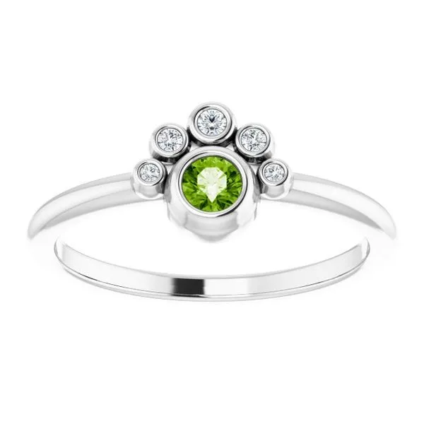 Stackable Bezel-Set Ring Image 3 Milan's Jewelry Inc Sarasota, FL