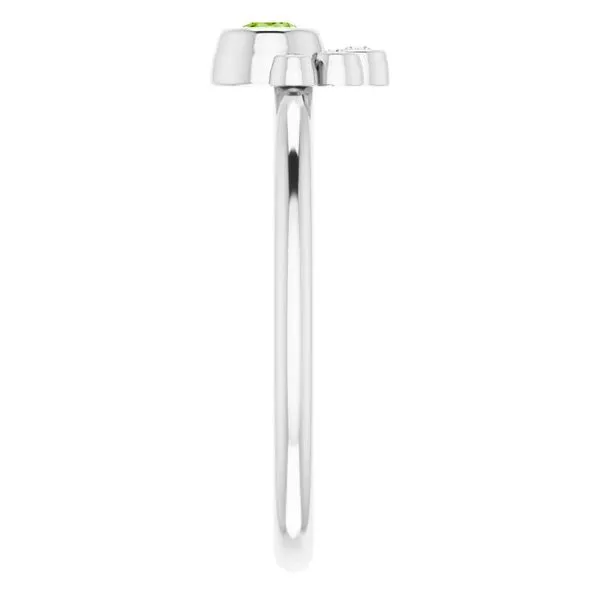 Stackable Bezel-Set Ring Image 4 Milan's Jewelry Inc Sarasota, FL