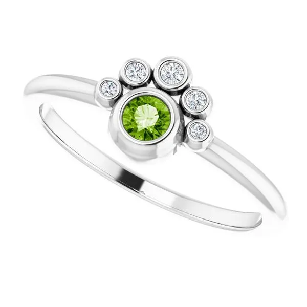 Stackable Bezel-Set Ring Image 5 Holly's Jewelry Mountain Home, AR