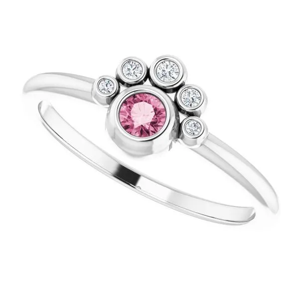 Stackable Bezel-Set Ring Image 5 Milan's Jewelry Inc Sarasota, FL