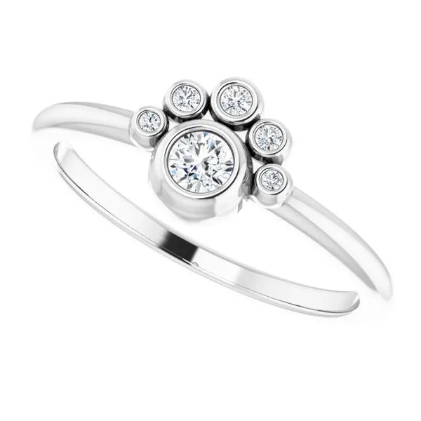 Stackable Bezel-Set Ring Image 5 Milan's Jewelry Inc Sarasota, FL