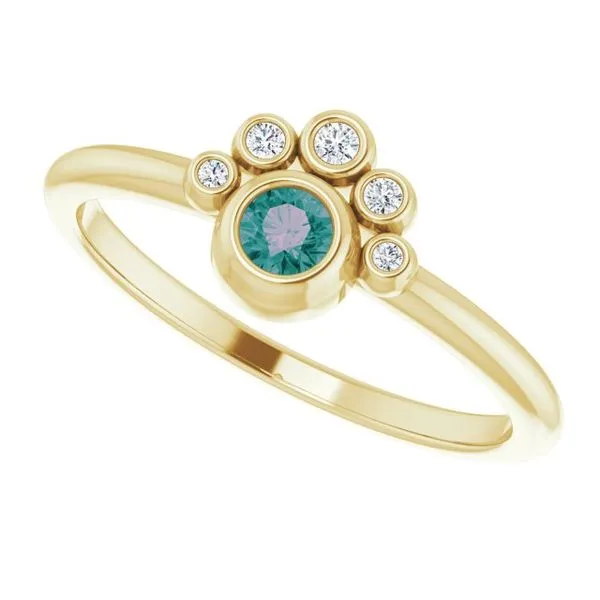 Stackable Bezel-Set Ring Image 5 Milan's Jewelry Inc Sarasota, FL