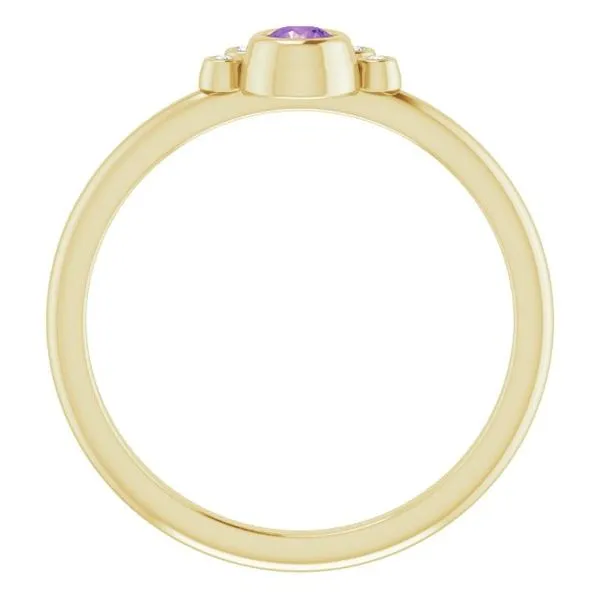 Stackable Bezel-Set Ring Image 2 Holly's Jewelry Mountain Home, AR