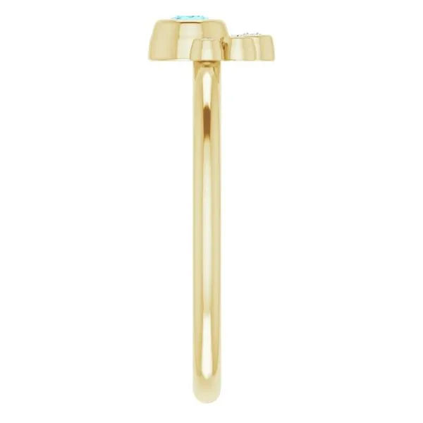 Stackable Bezel-Set Ring Image 4 Holly's Jewelry Mountain Home, AR