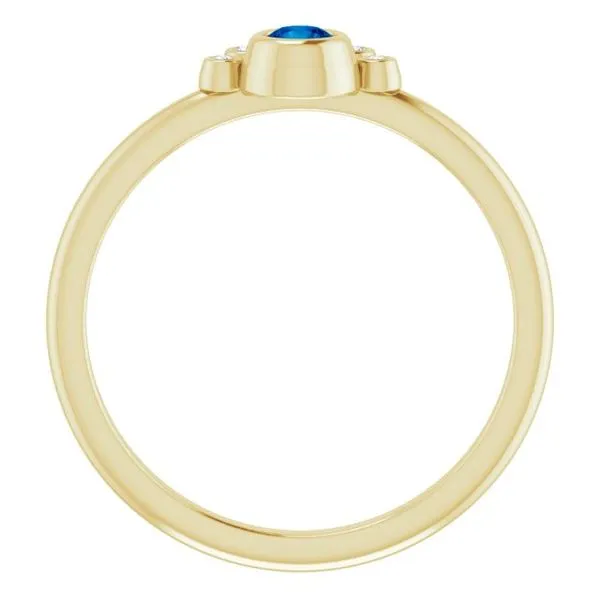 Stackable Bezel-Set Ring Image 2 Milan's Jewelry Inc Sarasota, FL