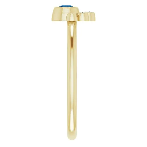 Stackable Bezel-Set Ring Image 4 Milan's Jewelry Inc Sarasota, FL