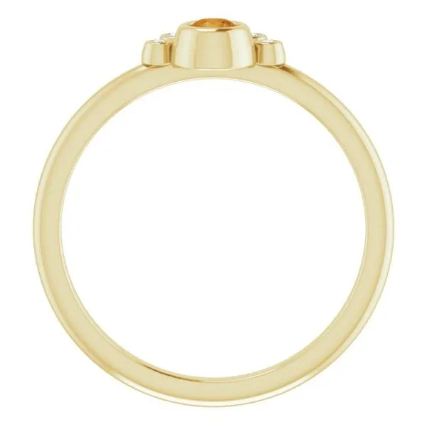 Stackable Bezel-Set Ring Image 2 Milan's Jewelry Inc Sarasota, FL