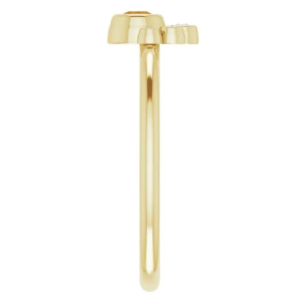 Stackable Bezel-Set Ring Image 4 Milan's Jewelry Inc Sarasota, FL