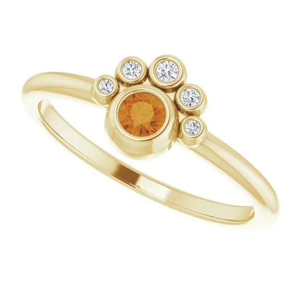 Stackable Bezel-Set Ring Image 5 Milan's Jewelry Inc Sarasota, FL