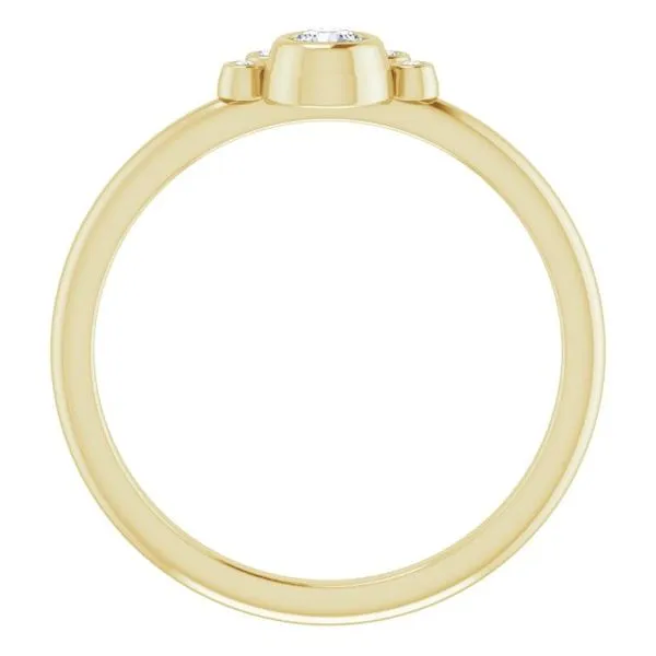 Stackable Bezel-Set Ring Image 2 Leslie E. Sandler Fine Jewelry and Gemstones rockville , MD