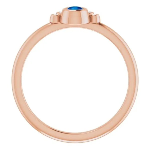 Stackable Bezel-Set Ring Image 2 Milan's Jewelry Inc Sarasota, FL