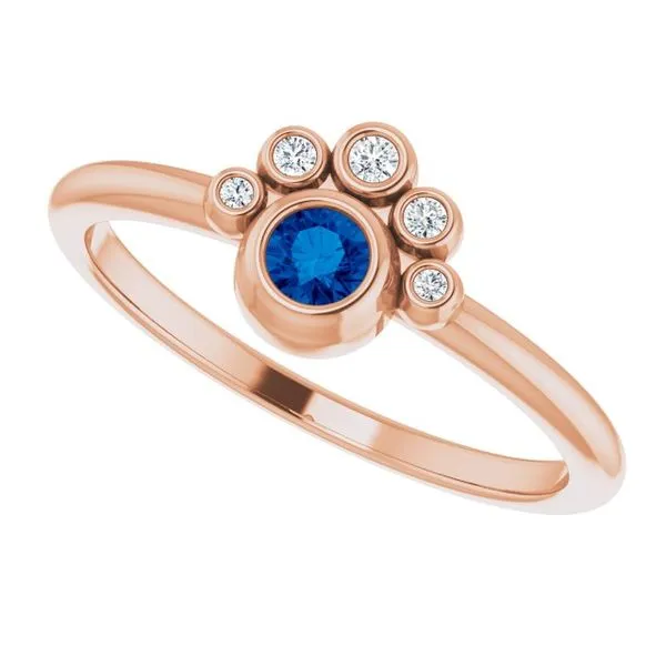 Stackable Bezel-Set Ring Image 5 Milan's Jewelry Inc Sarasota, FL