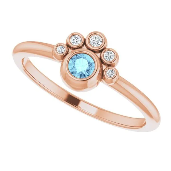 Stackable Bezel-Set Ring Image 5 Milan's Jewelry Inc Sarasota, FL