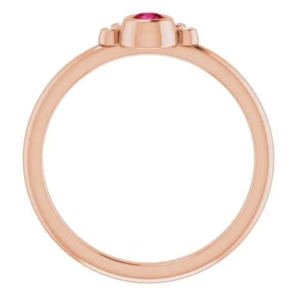 Stackable Bezel-Set Ring Image 2 Holly's Jewelry Mountain Home, AR