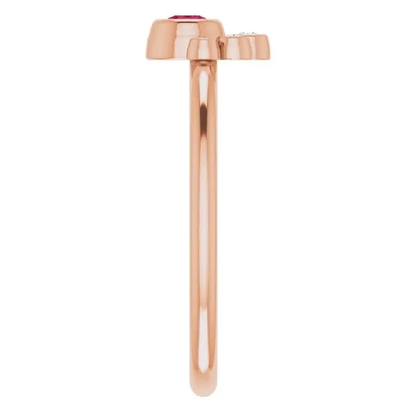 Stackable Bezel-Set Ring Image 4 Holly's Jewelry Mountain Home, AR