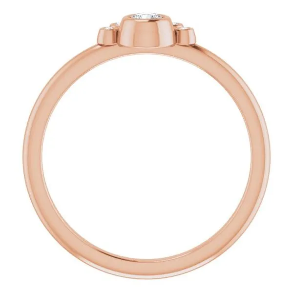 Stackable Bezel-Set Ring Image 2 Milan's Jewelry Inc Sarasota, FL