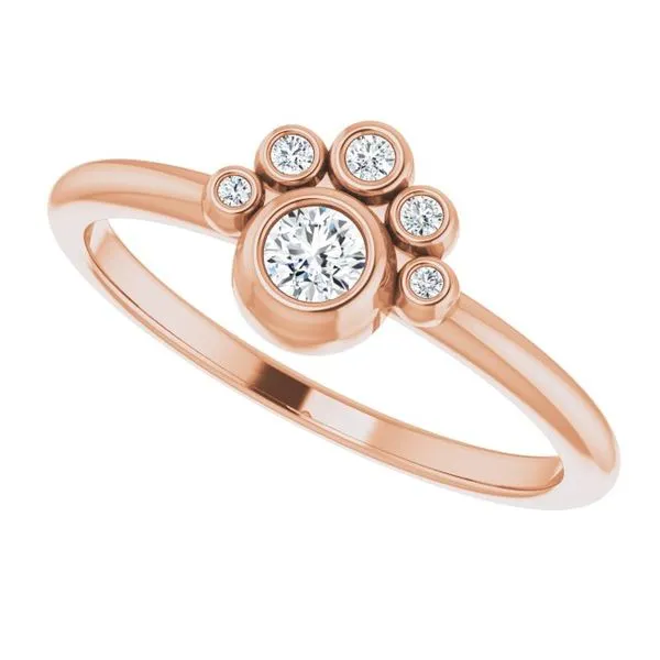 Stackable Bezel-Set Ring Image 5 Milan's Jewelry Inc Sarasota, FL