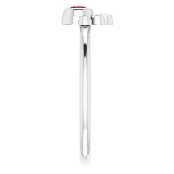 Stackable Bezel-Set Ring Image 4 Milan's Jewelry Inc Sarasota, FL