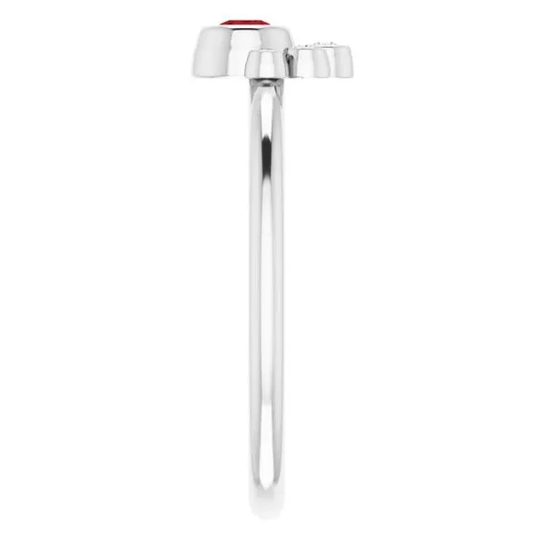 Stackable Bezel-Set Ring Image 4 Milan's Jewelry Inc Sarasota, FL