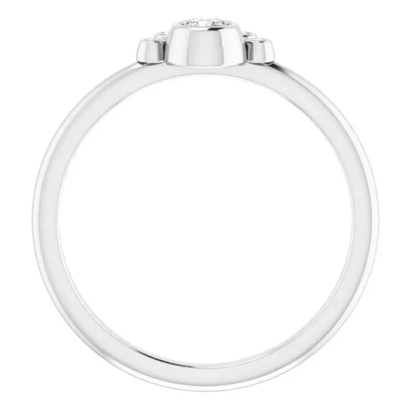 Stackable Bezel-Set Ring Image 2 Holly's Jewelry Mountain Home, AR