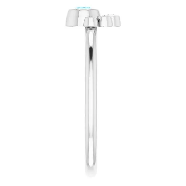 Stackable Bezel-Set Ring Image 4 Milan's Jewelry Inc Sarasota, FL