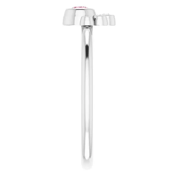 Stackable Bezel-Set Ring Image 4 Milan's Jewelry Inc Sarasota, FL