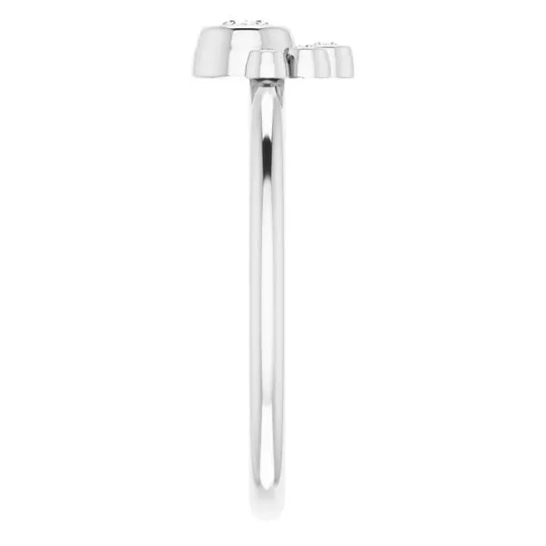 Stackable Bezel-Set Ring Image 4 Henry B. Ball Jewelers Canton, OH