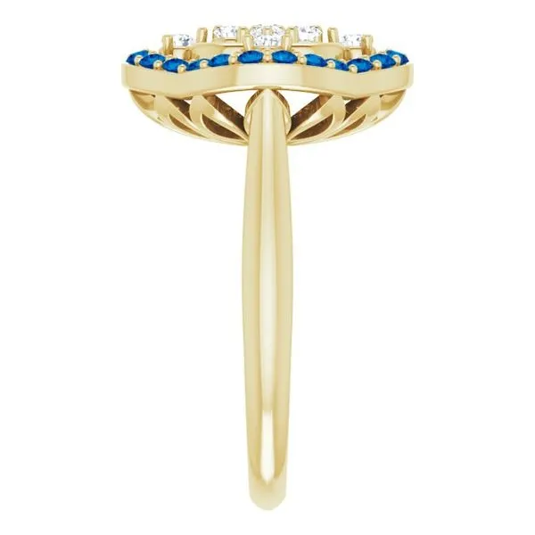 Halo-Style Cluster Ring Image 4 Rebel Diamonds New Hampton, IA