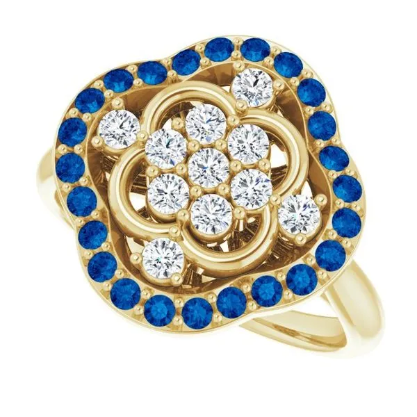 Halo-Style Cluster Ring Image 5 Holly's Jewelry Mountain Home, AR