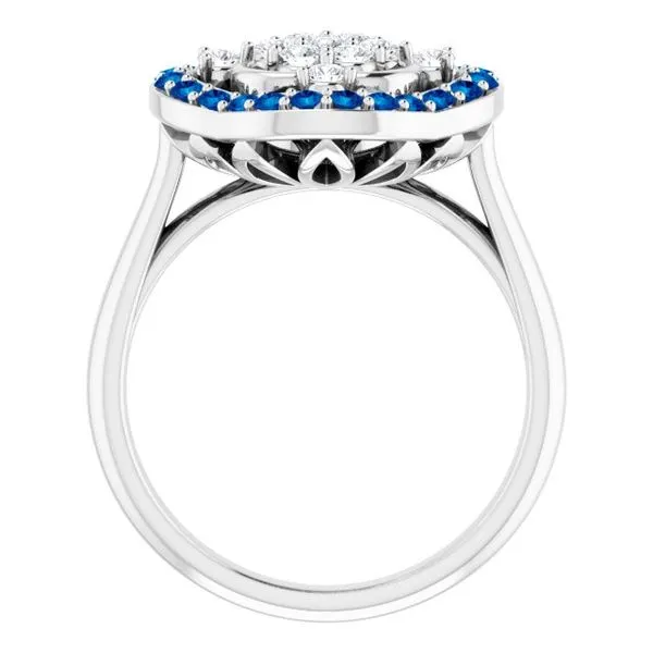Halo-Style Cluster Ring Image 2 Spath Jewelers Bartow, FL
