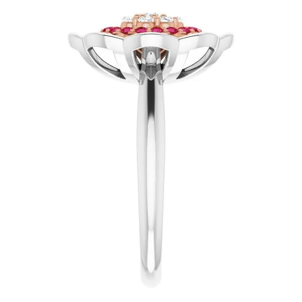 Halo-Style Cluster Ring Image 4 Holly's Jewelry Mountain Home, AR