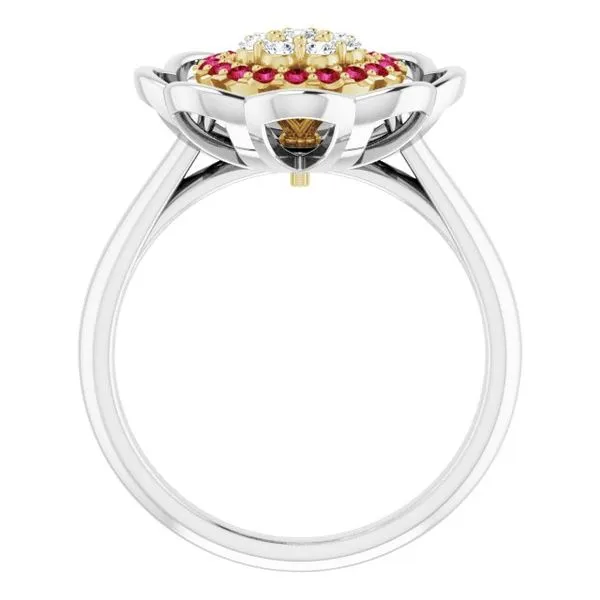 Halo-Style Cluster Ring Image 2 Holly's Jewelry Mountain Home, AR